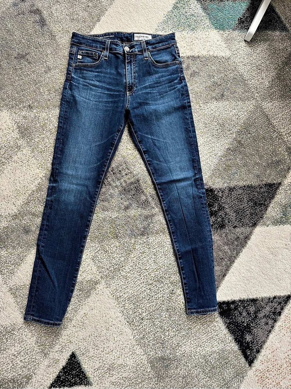 AG The Farrah Skinny Ankle Skinny Ankle Jeans in Blue